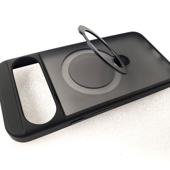 Google Pixel 10 Pro Rotating Ring Stand Case With MagSafe Black Torras - Picture 4 of 11